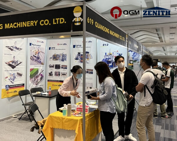 QGM-ZENITH предоставя повече решения за производство на бетонни блокове през 2022 г. PHILCONSTRUCT