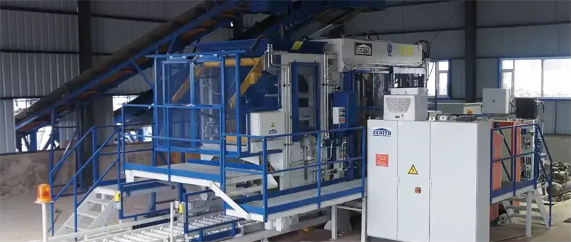 В Африка стартира напълно автоматизиран проект за производство на тухли с многослоен бетон.