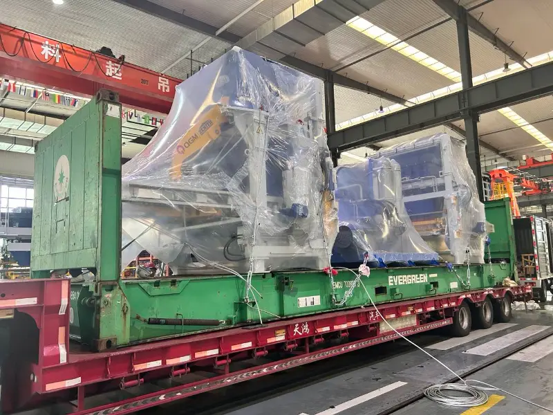 Мащабната производствена линия за производство на тухли 1500 на Quangong Machinery отново се изпраща в чужбина